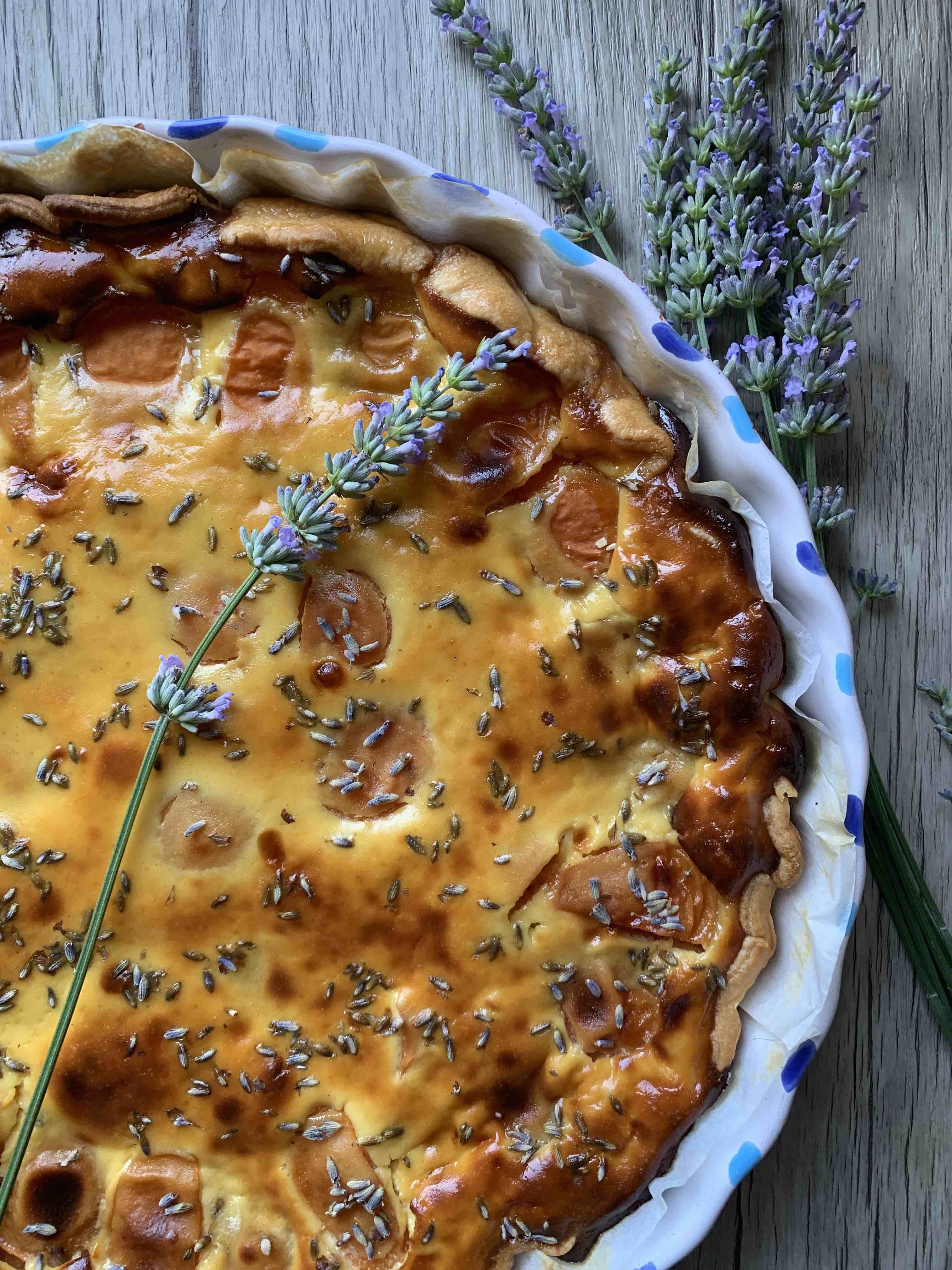 Apricot & Lavender Tarte from the Italian Alps